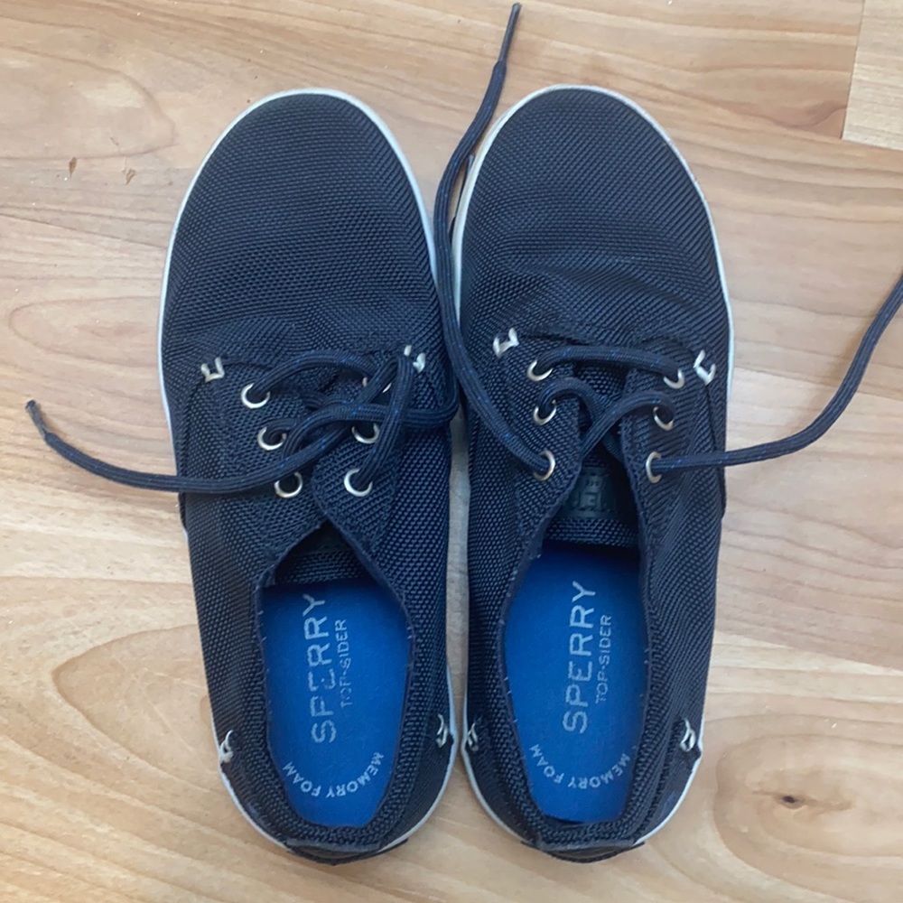 Sperry navy blue dress sneakers or casual shoes